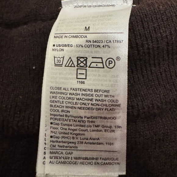 Chocolate Brown GAP Cash Soft Sweater Pant - Picture 3 of 4